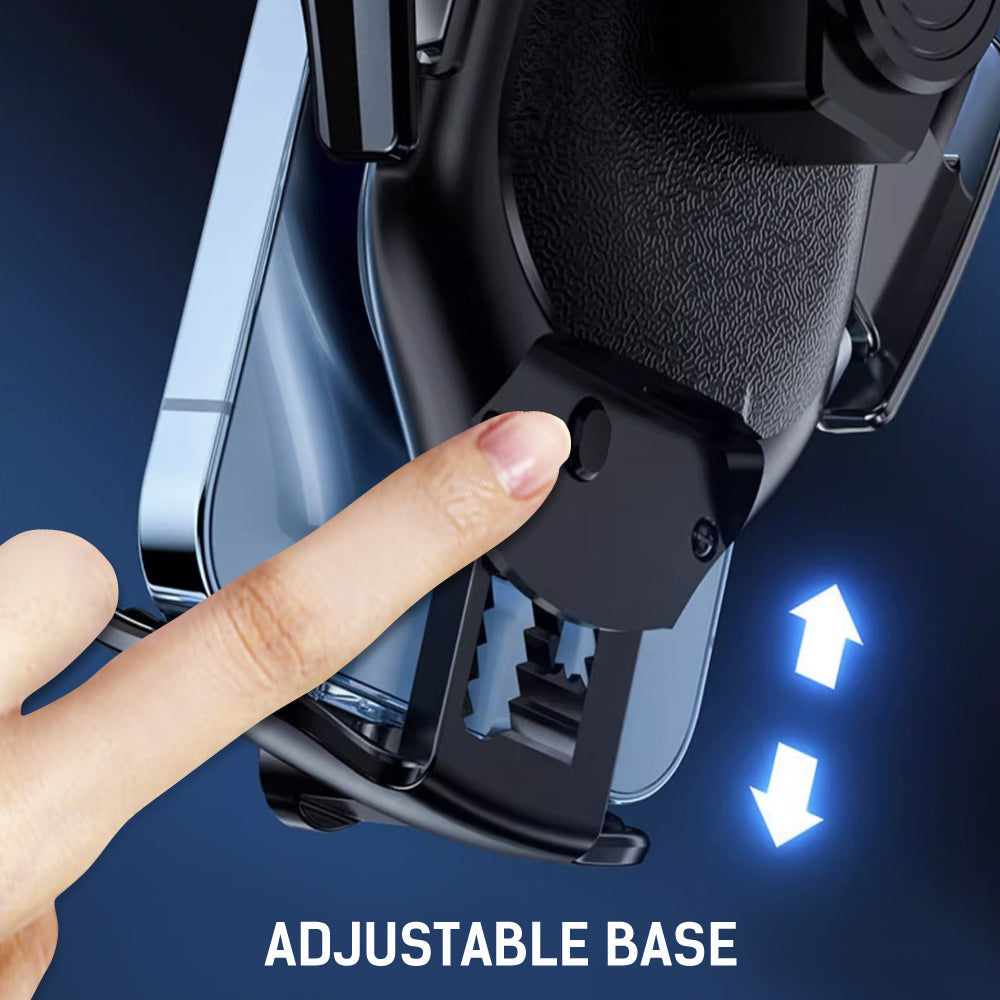 15W Wireless Car Charger Mount Phone Auto Clamping Holder Air Vent - Eastlakes Electronics
